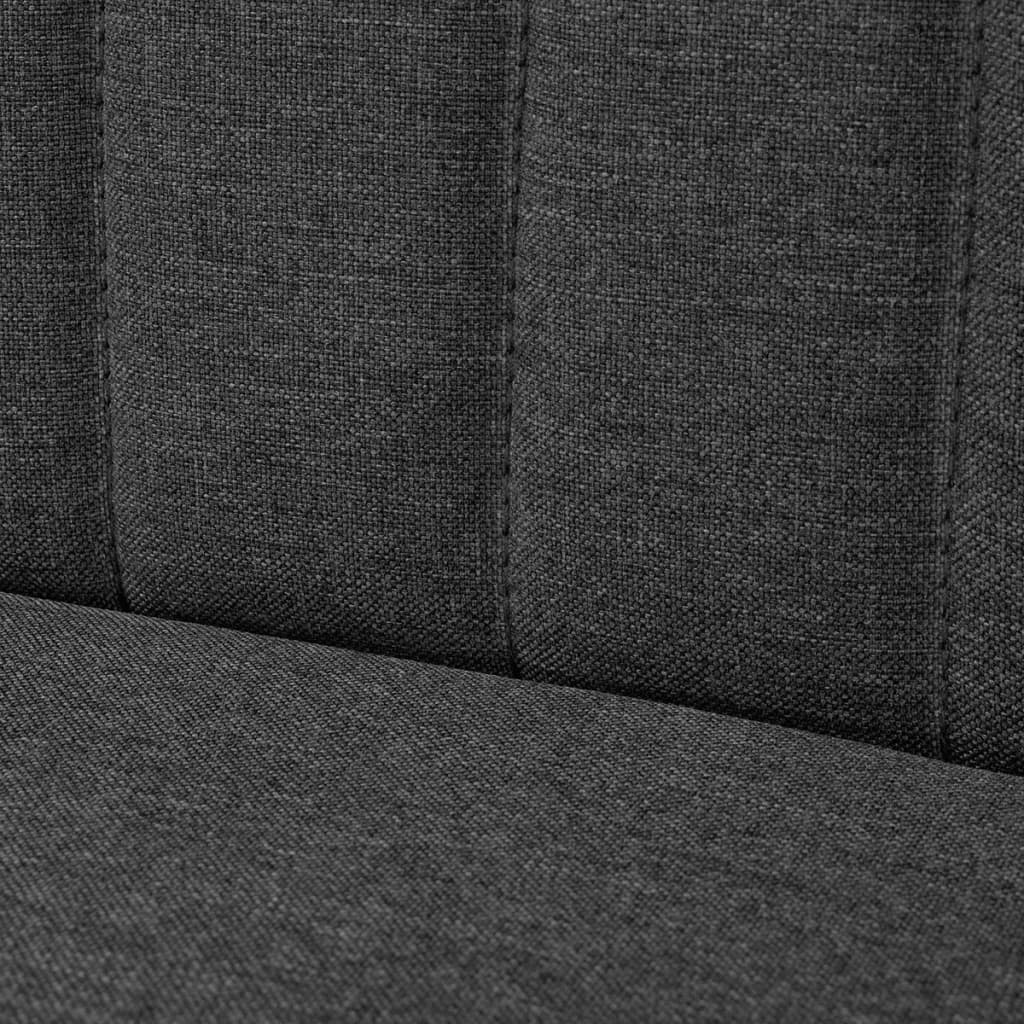 NNEVL Sofa Fabric 117x55.5x77 cm Dark Grey